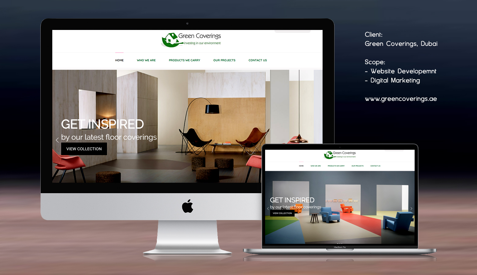 Green Coverings Web Project