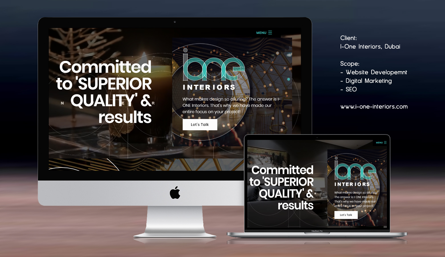 I-One Interior Web Project